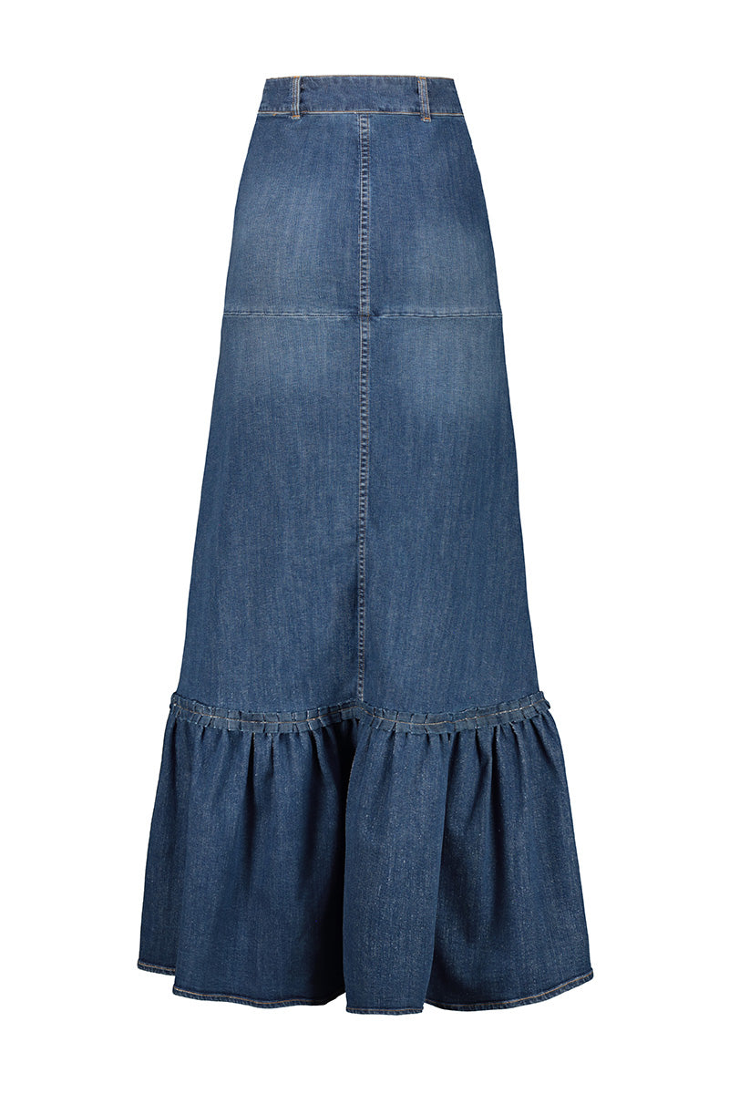 Bella Skirt - Denim Blue