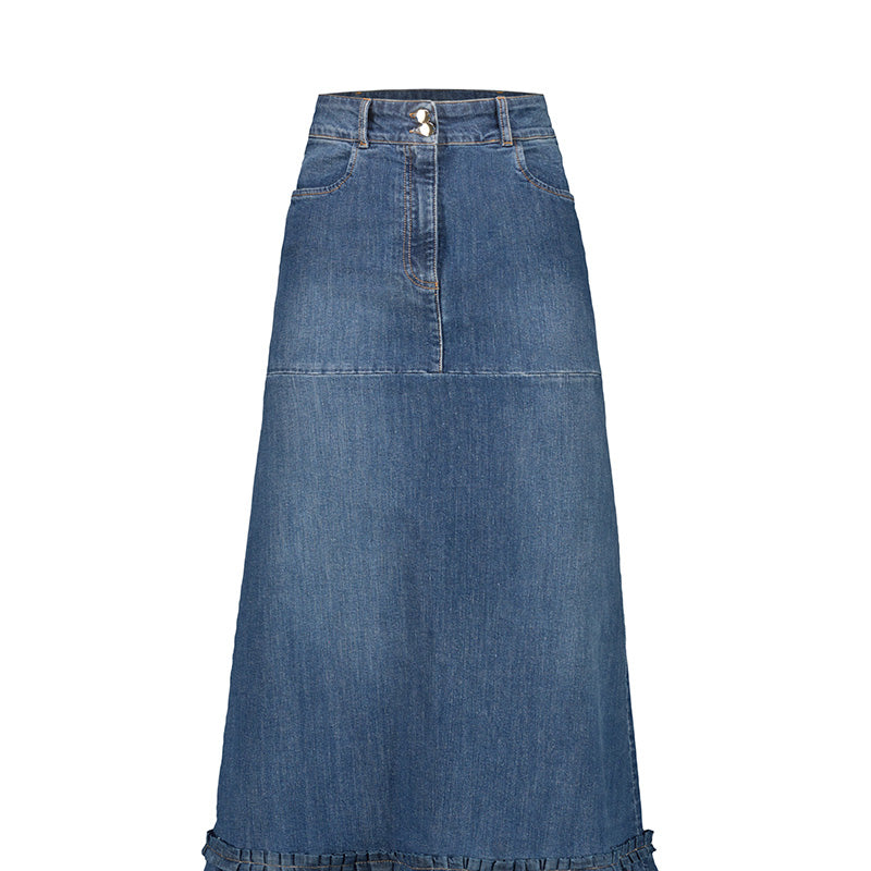 Bella Skirt - Denim Blue