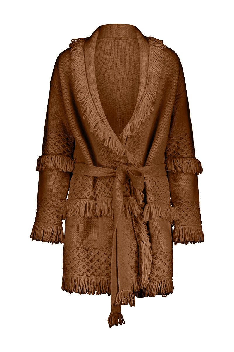 Angele Cardigan - Brown