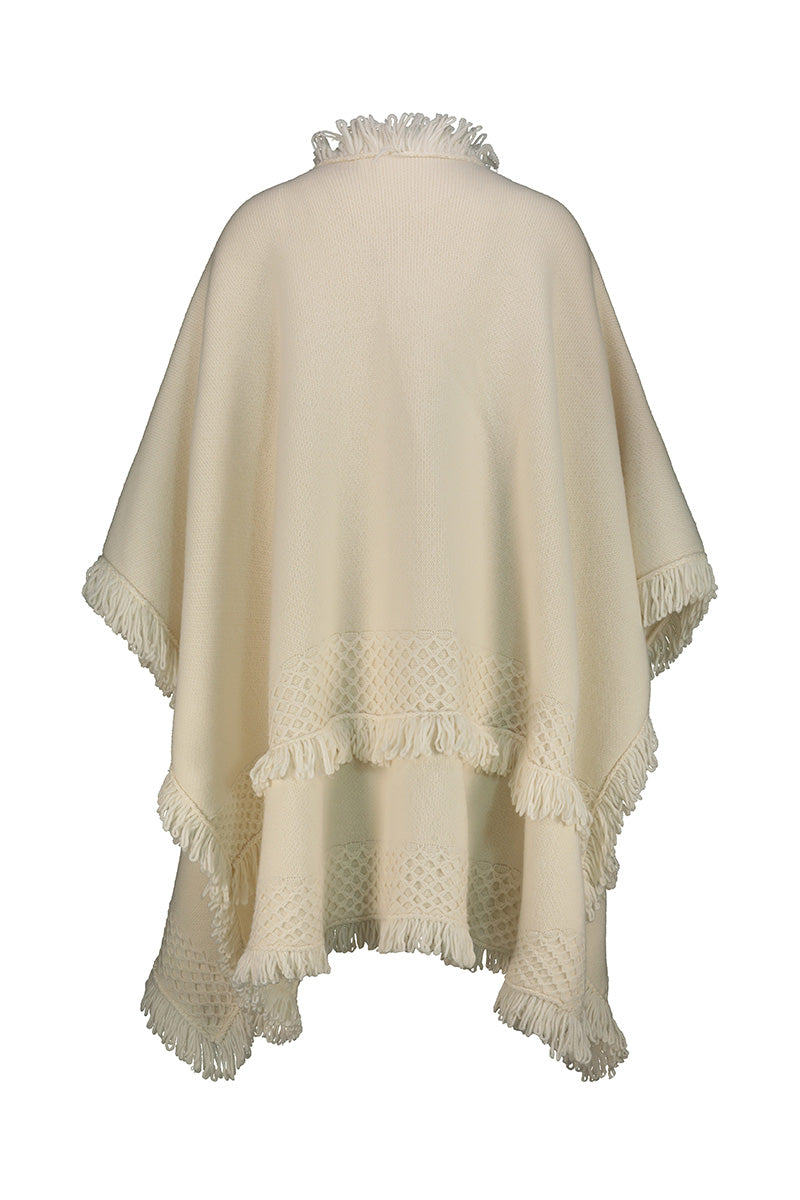 Angelique Poncho - Cream
