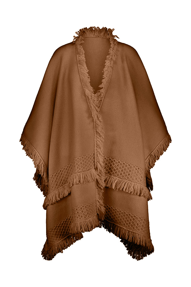 Angelique Poncho - Brown
