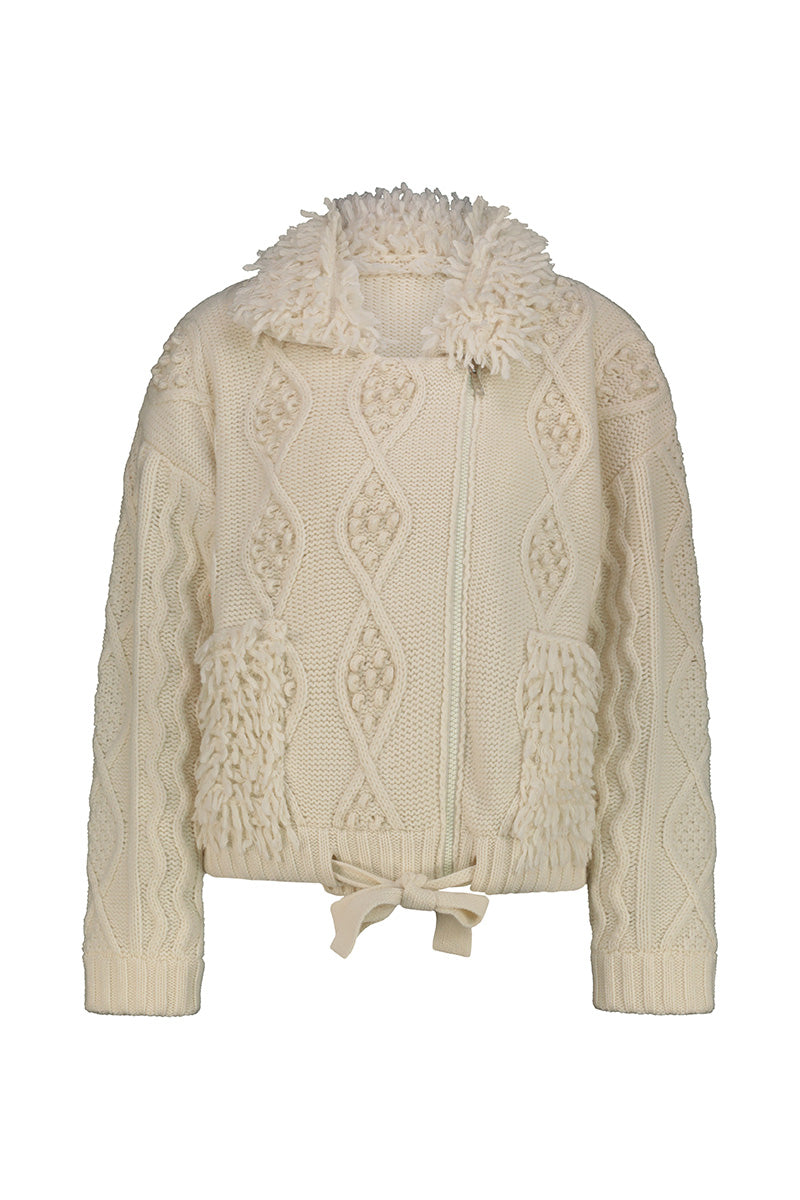 Ambre Bomber - Cream