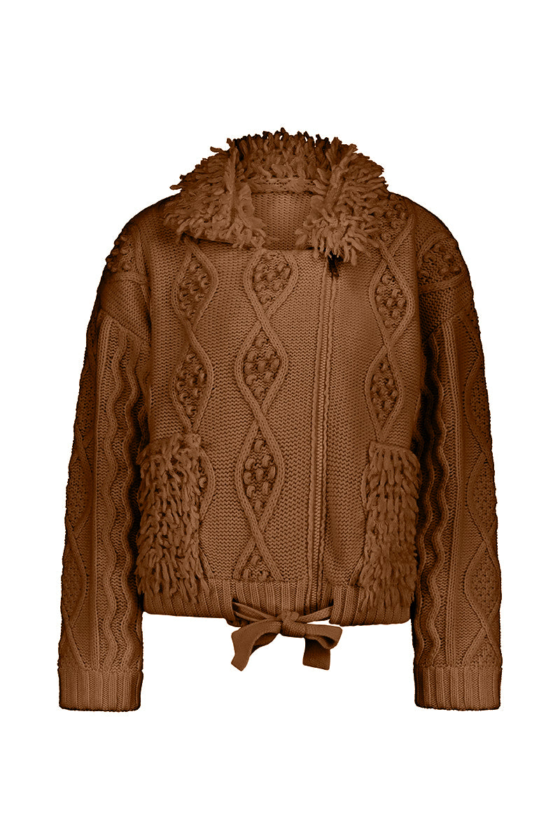Ambre Bomber - Brown