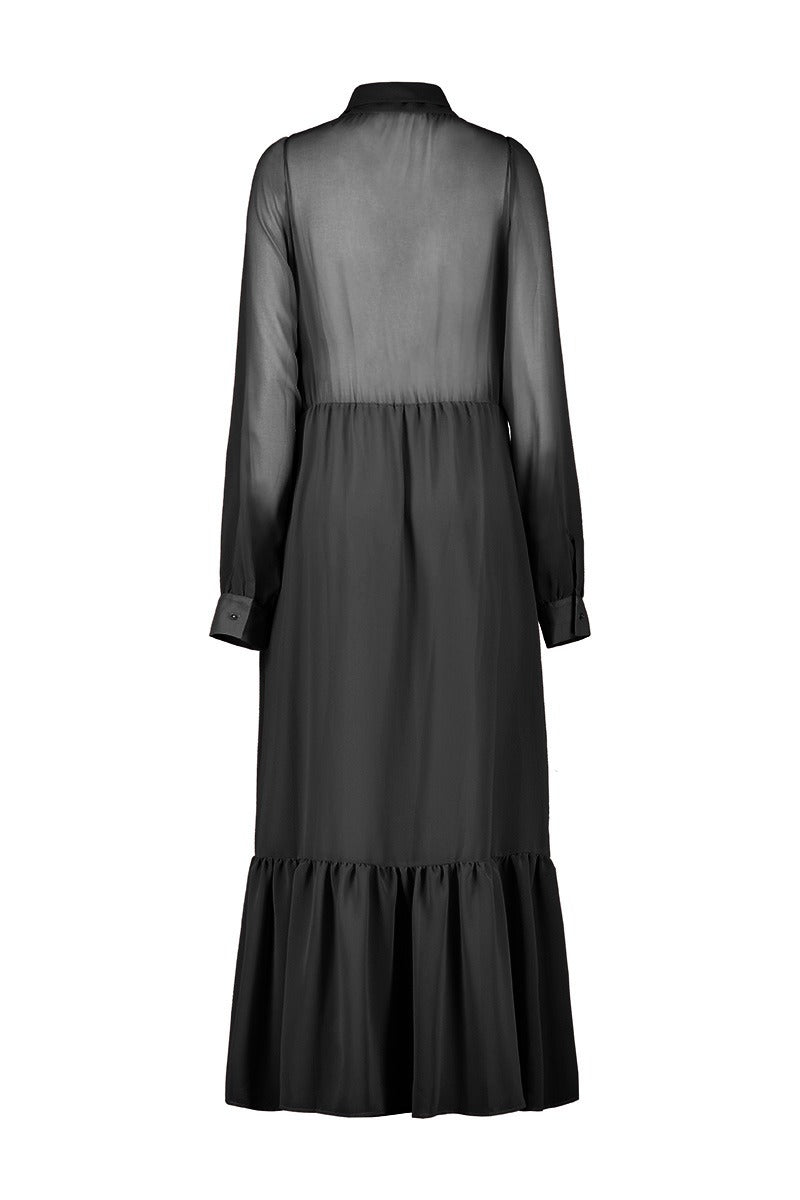 Ophelia long Dress - Black
