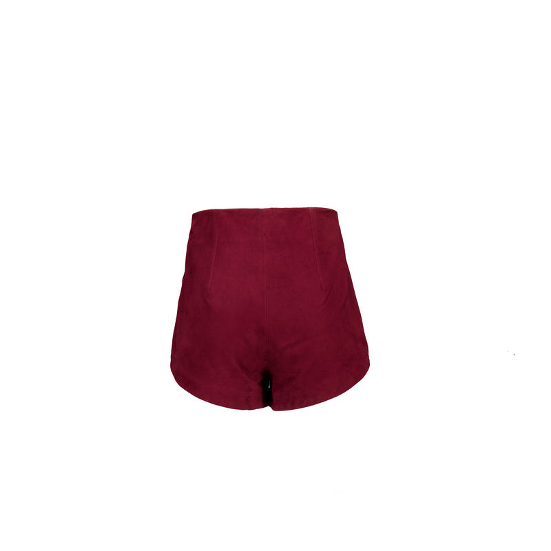 Donna Shorts - Burgundy