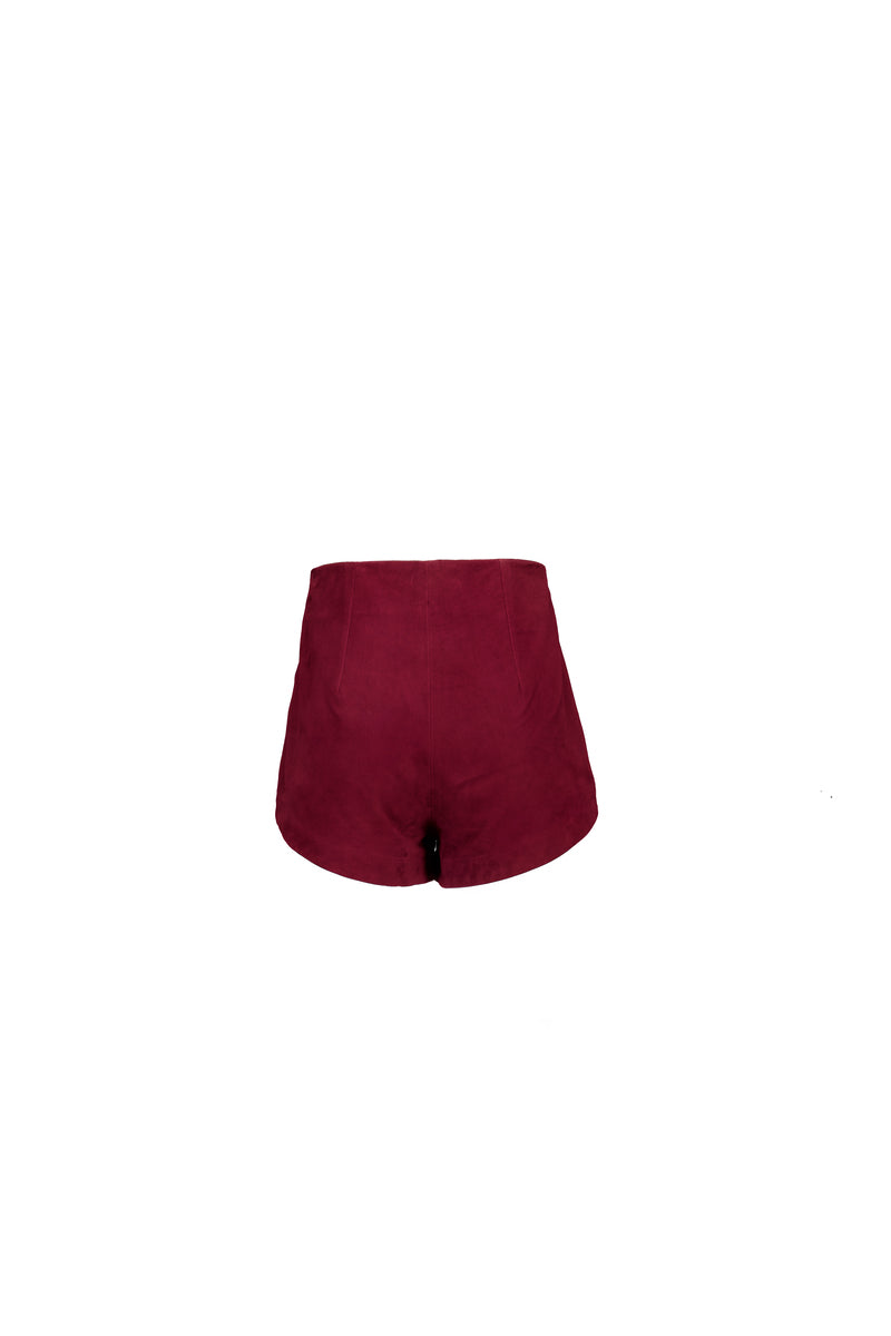 Donna Shorts - Burgundy