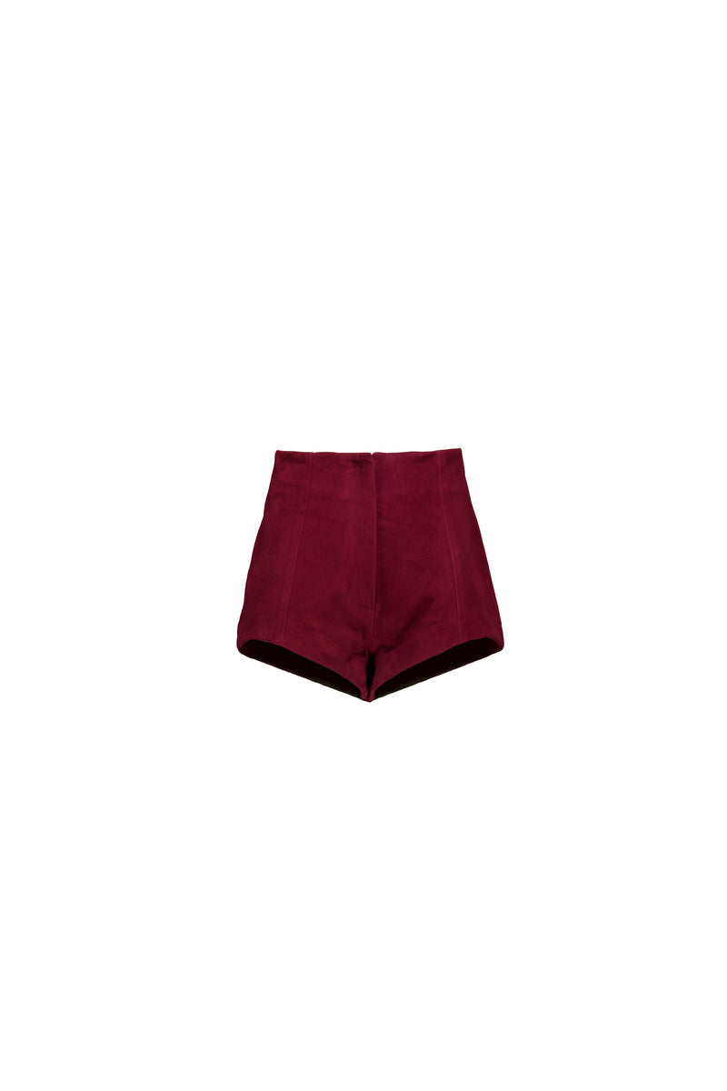 Donna Shorts - Burgundy