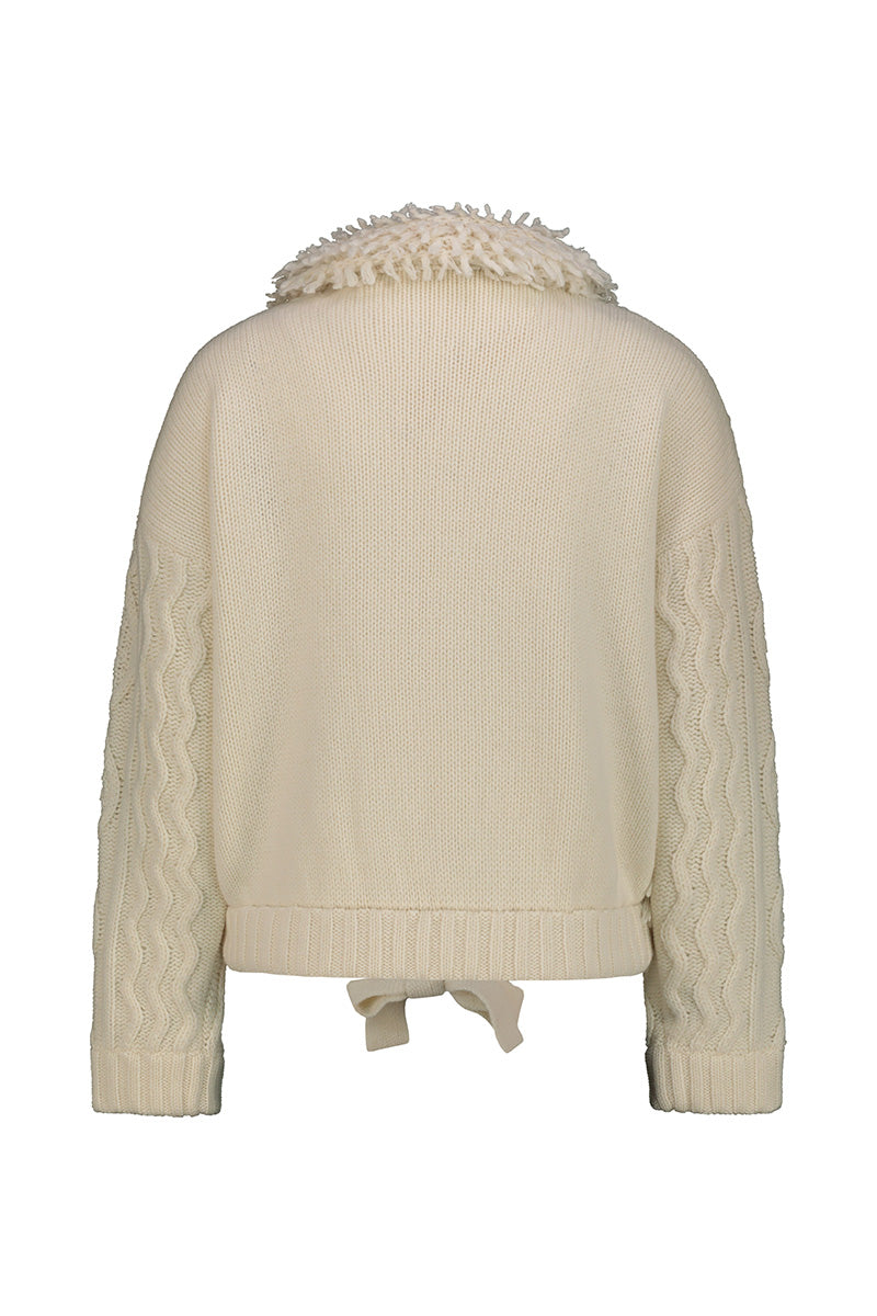 Ambre Bomber - Cream