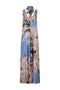 CLEMENTINE IN BOUGANVILLE PRINTED GEORGETTE