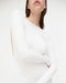 EVA WHITE KNIT DRESS
