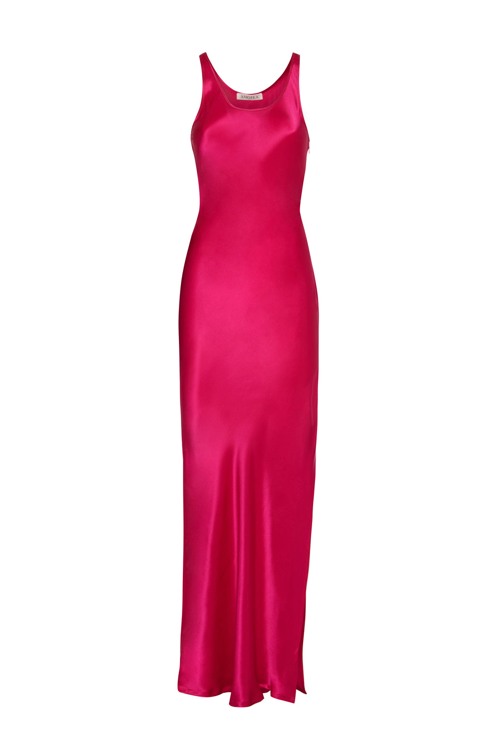 MILA IN FUCSIA SATIN